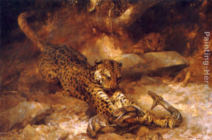 The Attack painting - Arthur Wardle The Attack art painting